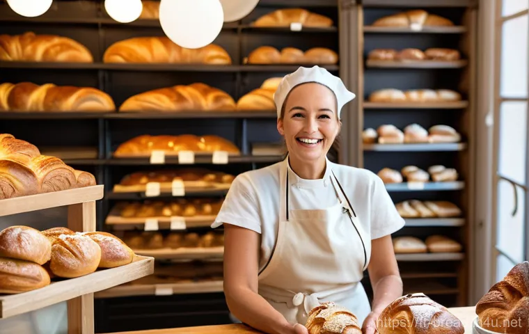 제빵사로서의 커뮤니케이션 스킬 - Prompt 1: Warm Welcome and Artisan Storytelling at a French Boulangerie**